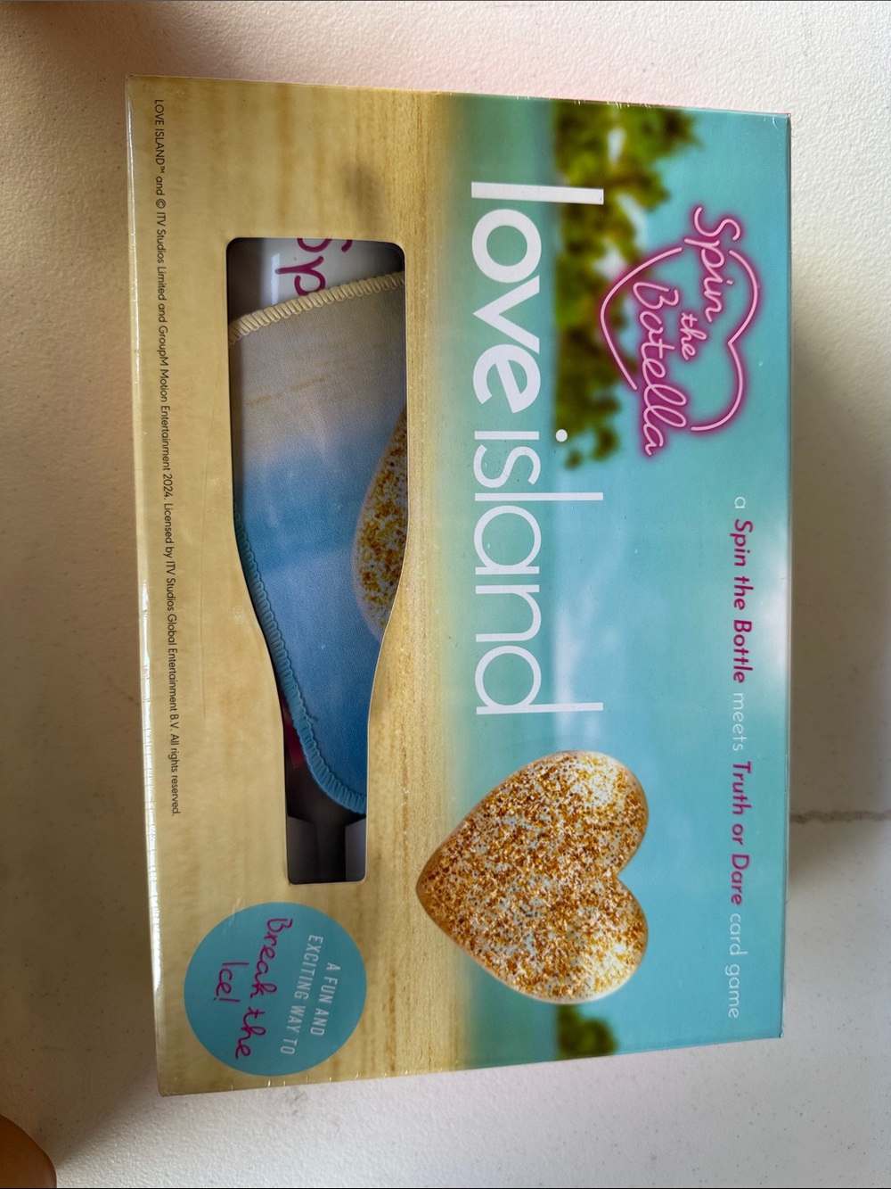 Spin the Bottle Card Game – Teal & Pink